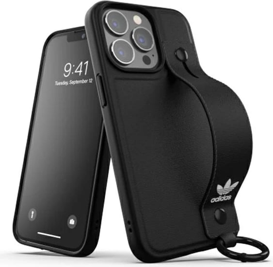 Mbështjellës Adidas OR Hand Strap Case për iPhone 13 Pro/13 6.1", i zi