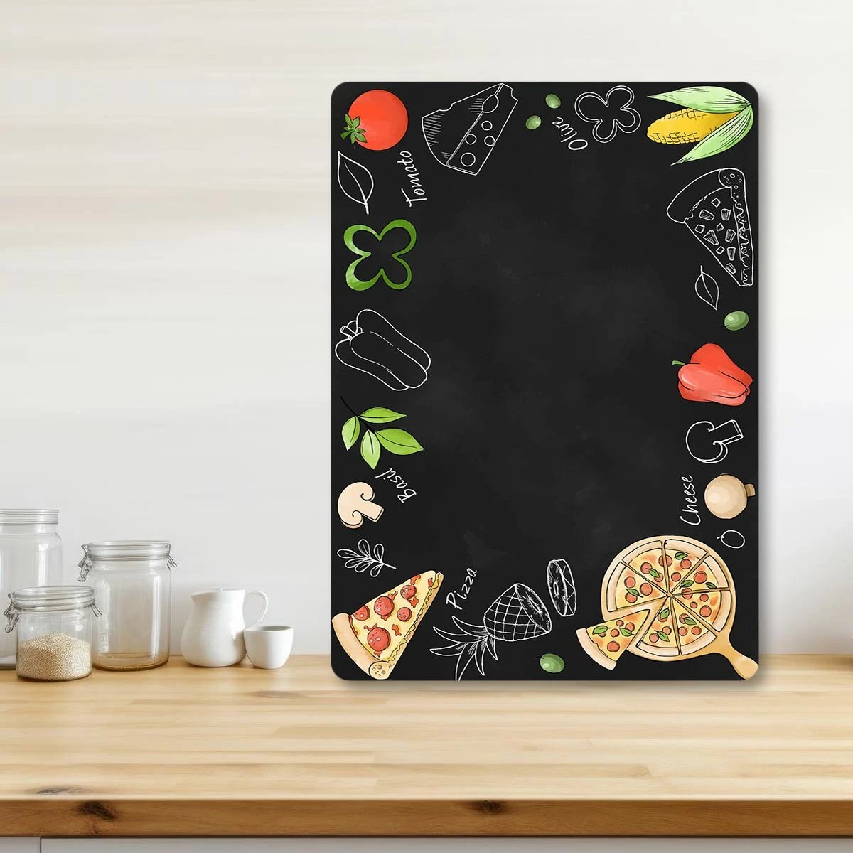 Dërrasë prerëse prej xhami të temperuar, shumëngjyrëshe, Hermia Ckt59 - 3040, 30x40cm Dërrasë prerëse prej xhami të temperuar, shumëngjyrëshe, Hermia Ckt59 - 3040, 30x40cm