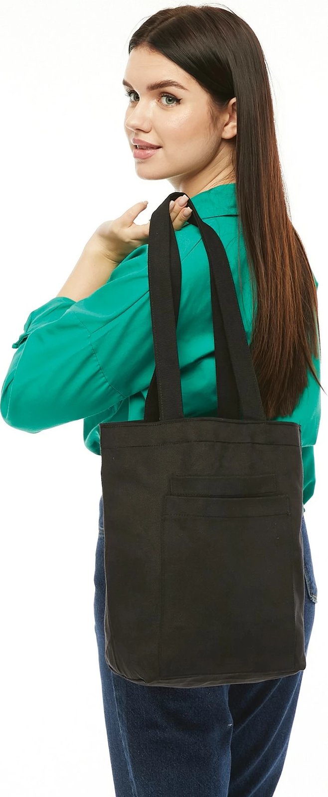 Çantë tote, ngjyrë e zezë, Zoozie Bags, 2116