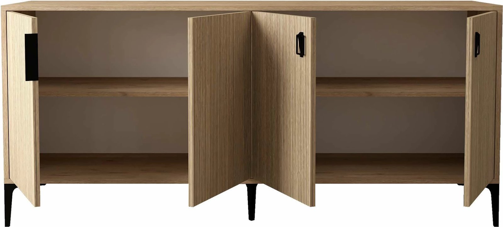 Konsol Skye Decor, ngjyrë lisi safir, 4004 Neva