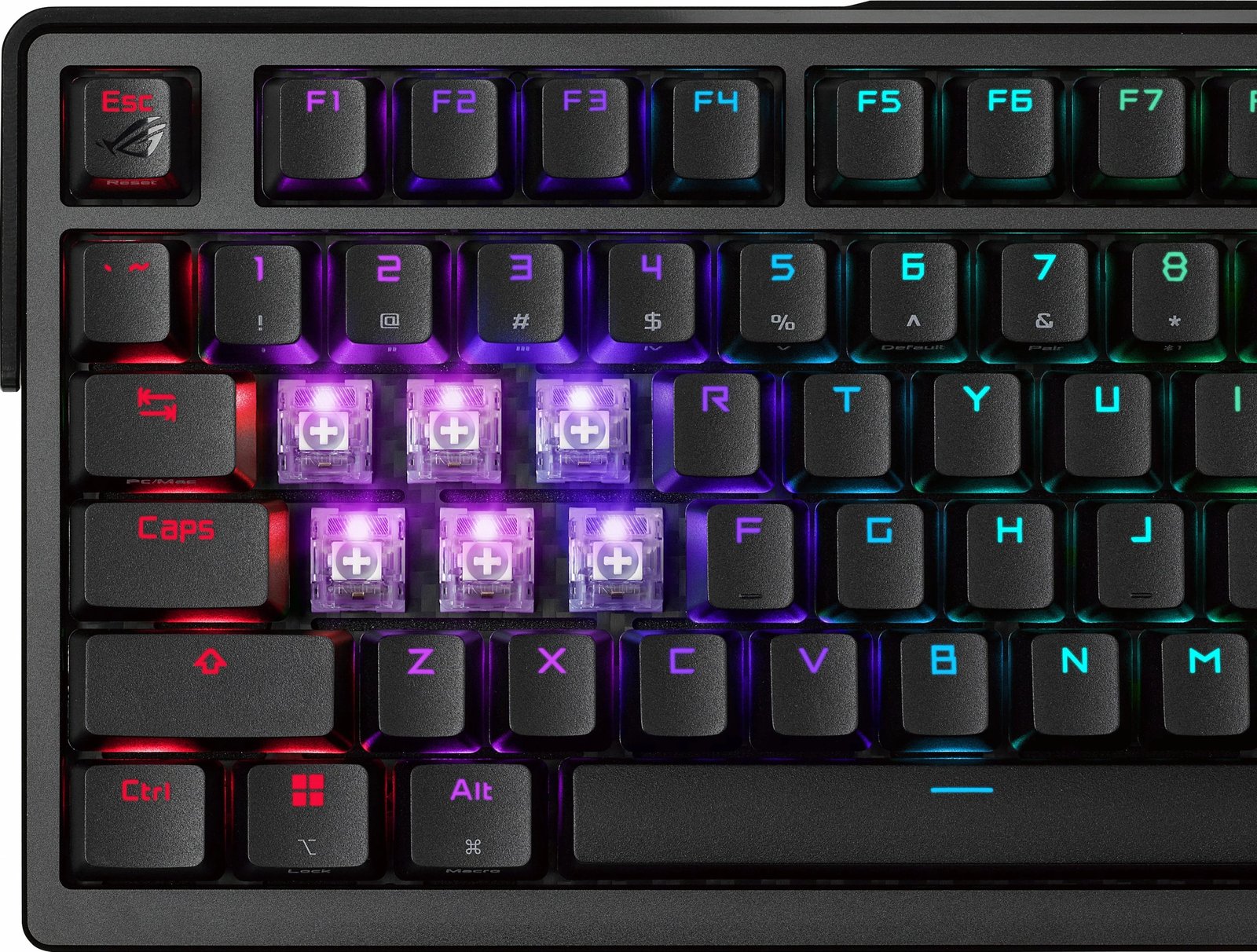 Tastierë mekanike ASUS ROG Azoth Extreme, 75%, RGB, OLED, Wired & Wireless, QWERTZ, e zezë
