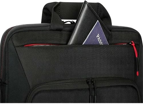 Mbështjellës Lenovo Essential Plus Topload 15.6 inç, i zi, me rrip supi