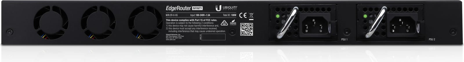 Router Ubiquiti EdgeRouter ER-8-XG, Managed, L3, Rack mounting, 1U