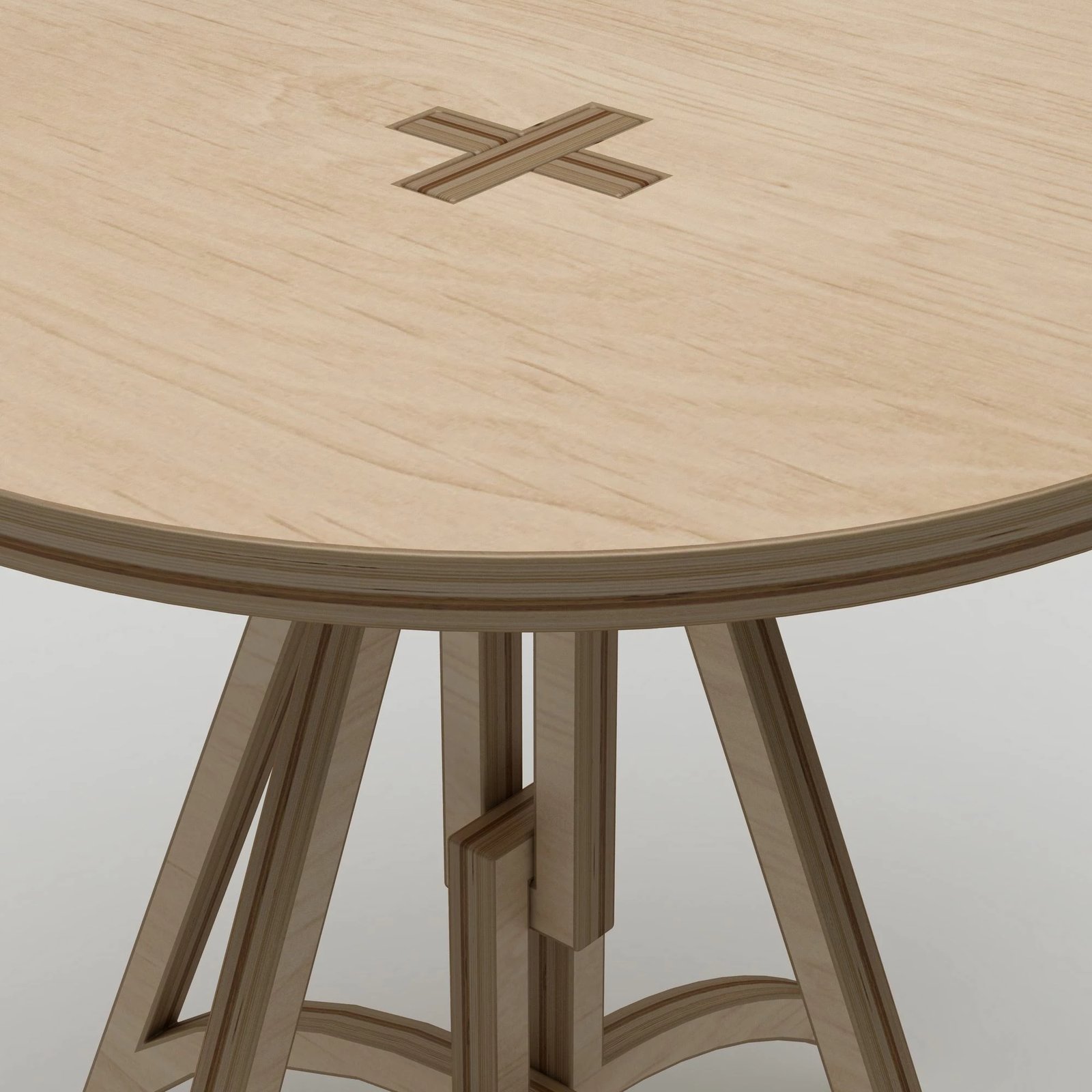 Tavolinë ngrënieje, dru natyral, Skye Decor Orbis