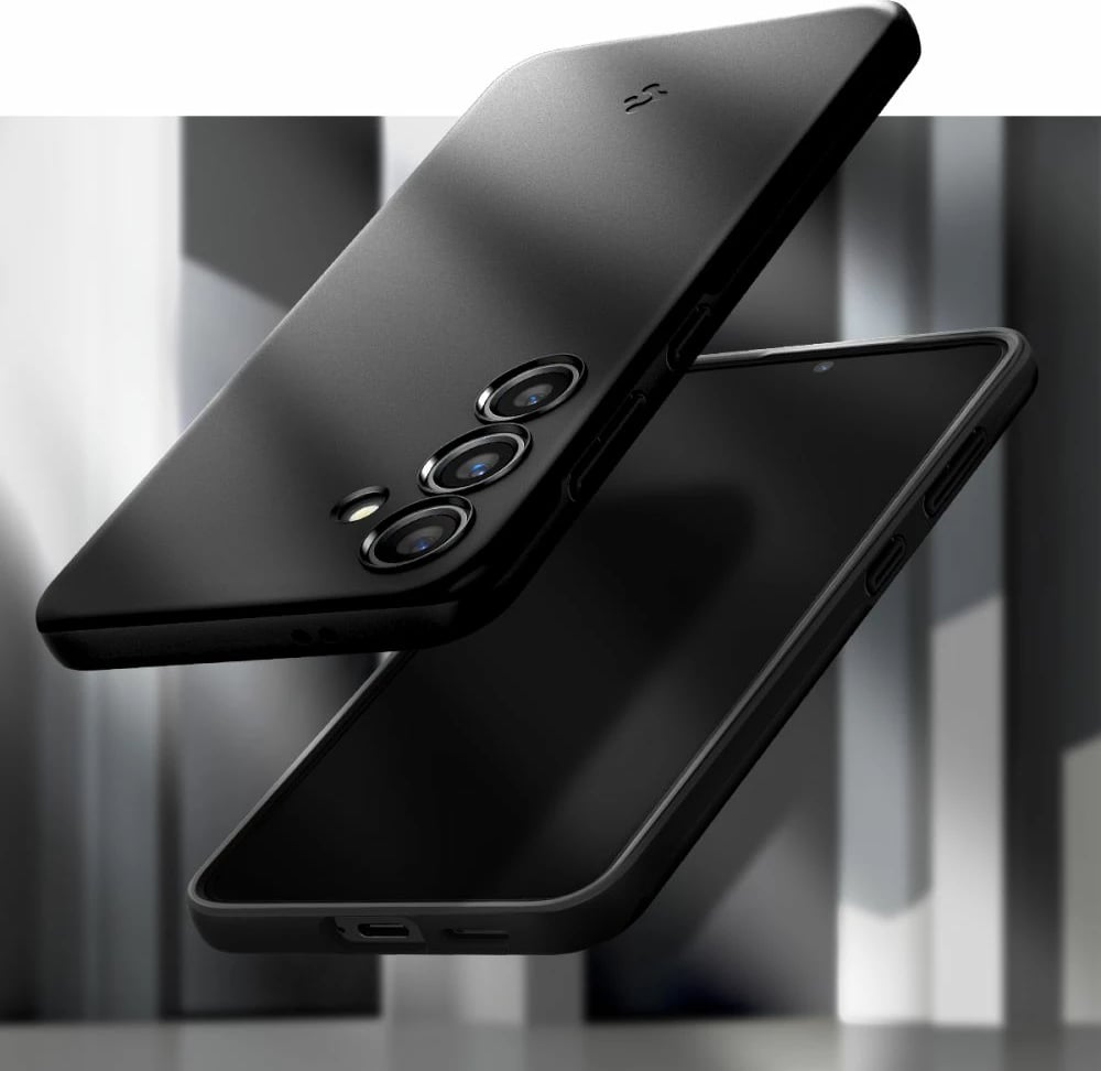 Mbështjellës Spigen Thin Fit për Samsung Galaxy S24, i zi