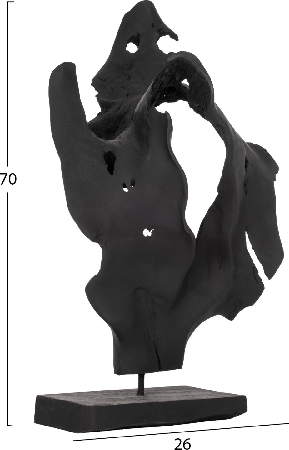 Dekor tavoline FH7714 dru tik i zi 26x16x70H Dekor tavoline FH7714 dru tik i zi 26x16x70H