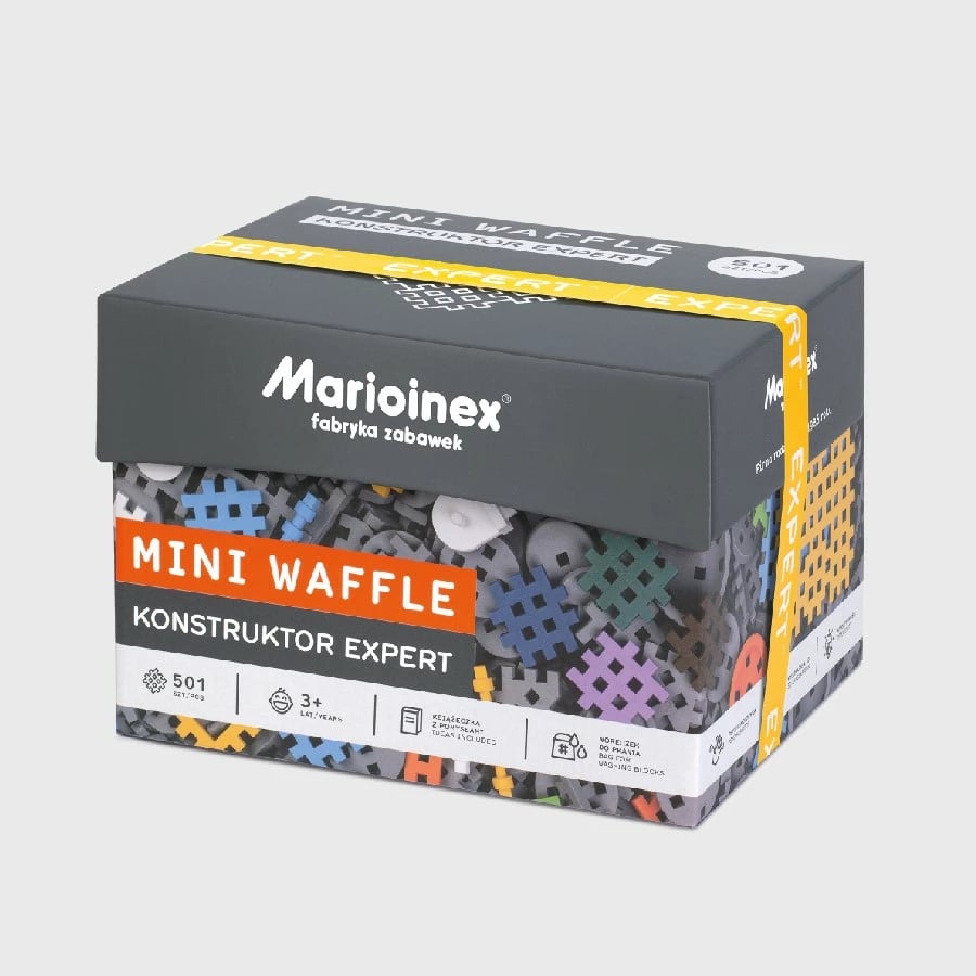 Set ndërtimi Marioinex Mini Waffle Constructor Expert, 501 pjesë, plastikë, për fëmijë