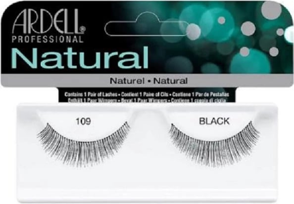 Qerpikë artificial Ardell Natural 109 për femra, e zezë, 1 copë