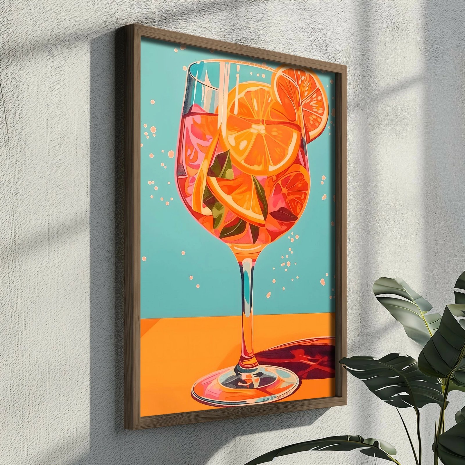 Pikturë dekorative me kornizë MDF, Wallity, GE251-L