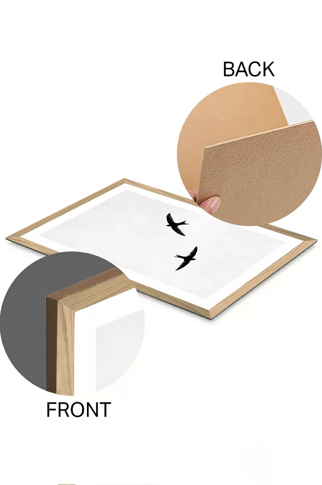 Pikturë dekorative për mur, Wallity, Tekhammdf19, shumëngjyrëshe, 33x48cm