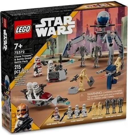 LEGO Star Wars 75372 Paketa e Betejës së Klonëve kundër Droidëve