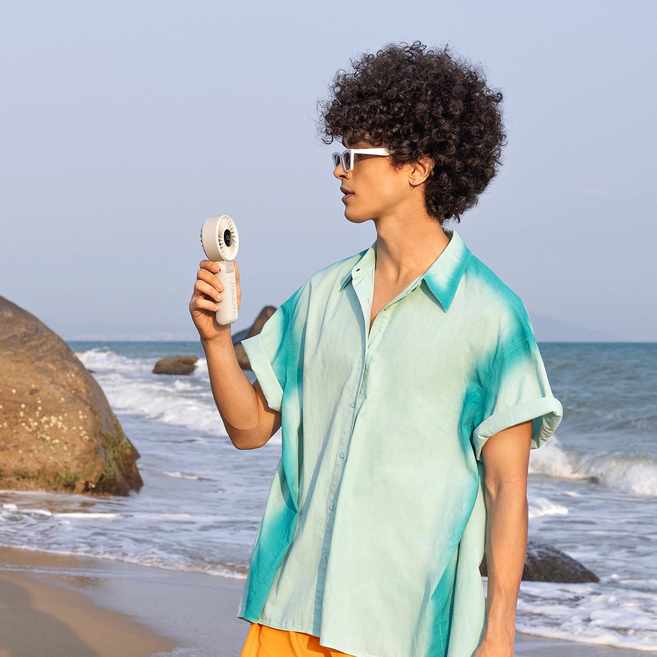 Ventilator dore Jisulife Life7, 3600mAh, USB-C, Gri