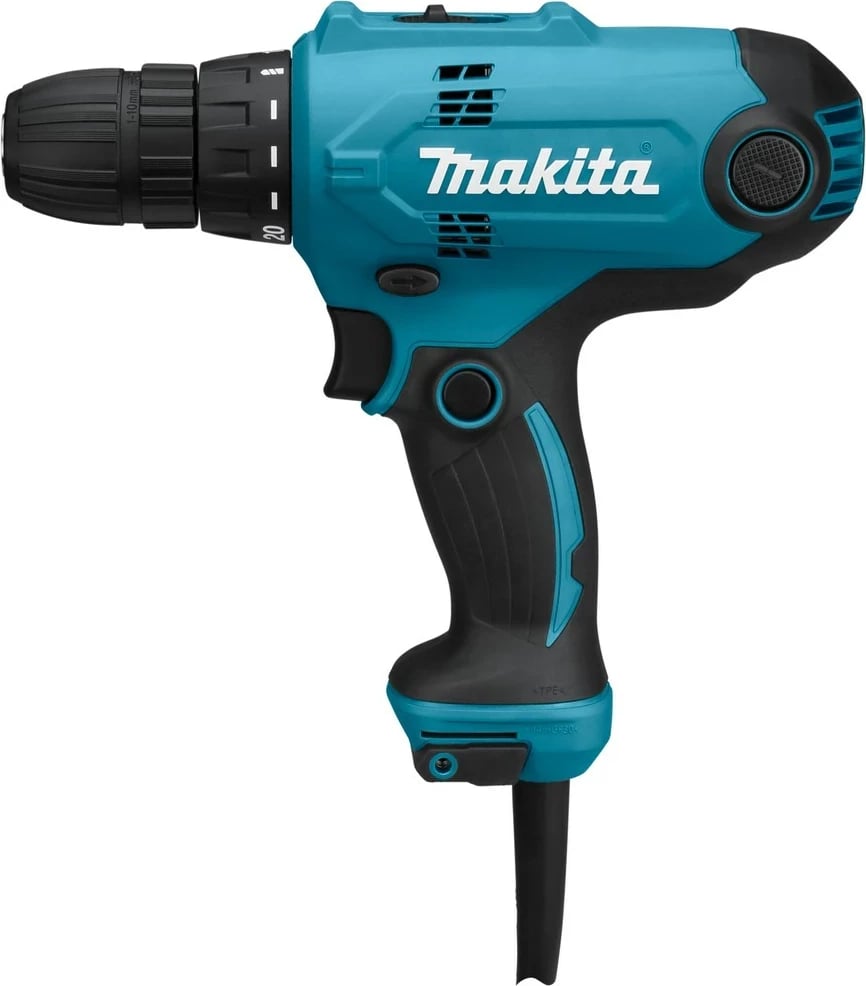 Vidafiks Makita DF0300, 1500 RPM, pa çelës, 1.2 kg, zi/blu