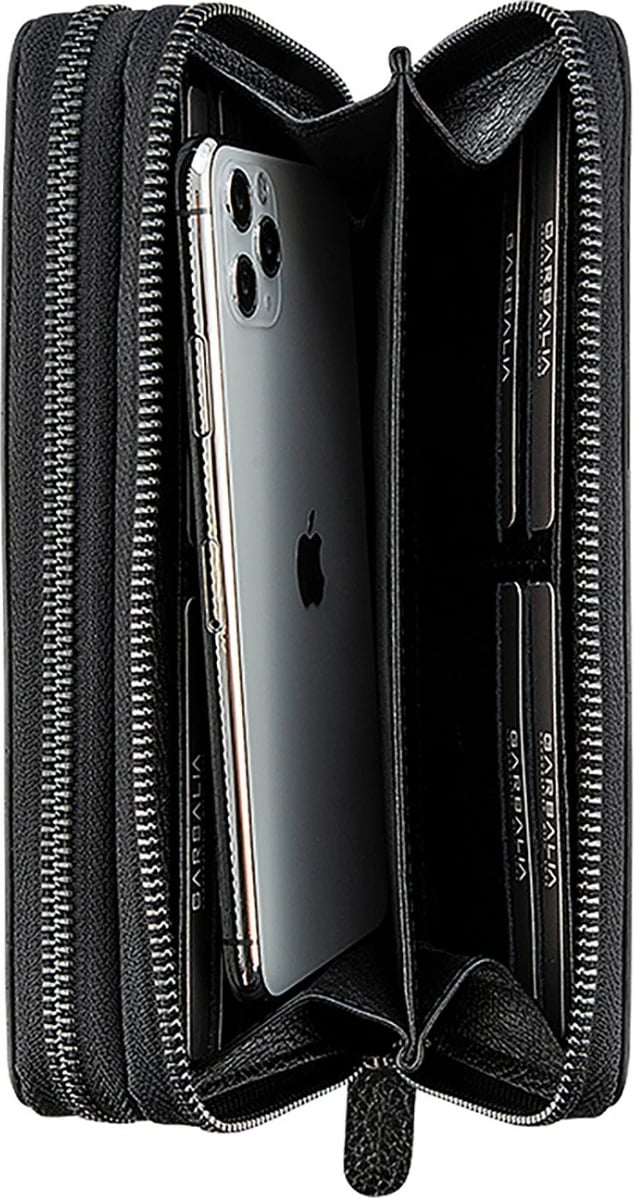 Portofol uniseks Zoozie Bags Orleans, ngjyrë e zezë