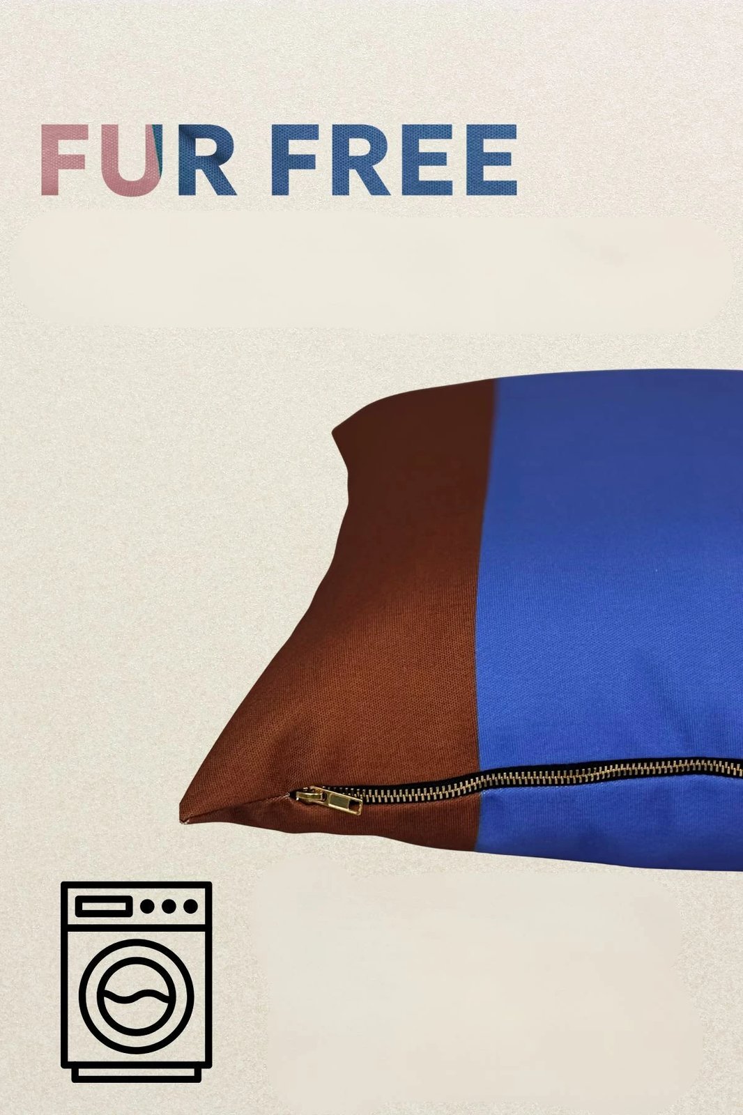 Shtrat për kafshë, Paws & Whiskers, Fur Free, 50x70, ngjyrë kafe, vjollcë