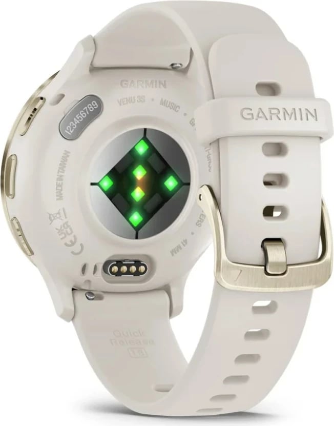 Smartwatch Garmin Venu 3S, 41 mm, AMOLED, Gold, Ivory
