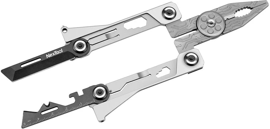 Multitool NexTool Silver Blade EDC NE20182, 14-në-1, alumini