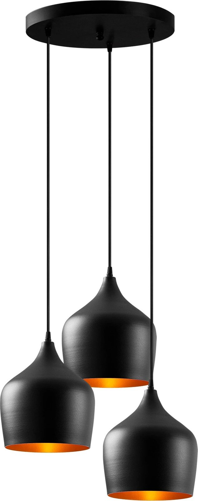 Llambë tavani Opviq, Dodo - 6276, ngjyrë e zezë, lartësi e rregullueshme