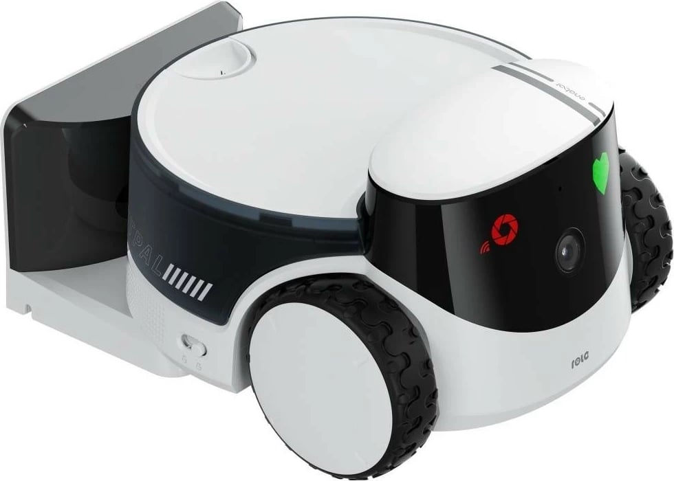 Robot shoqërues Enabot ROLA PetPal, për qen e mace, bardh e zi