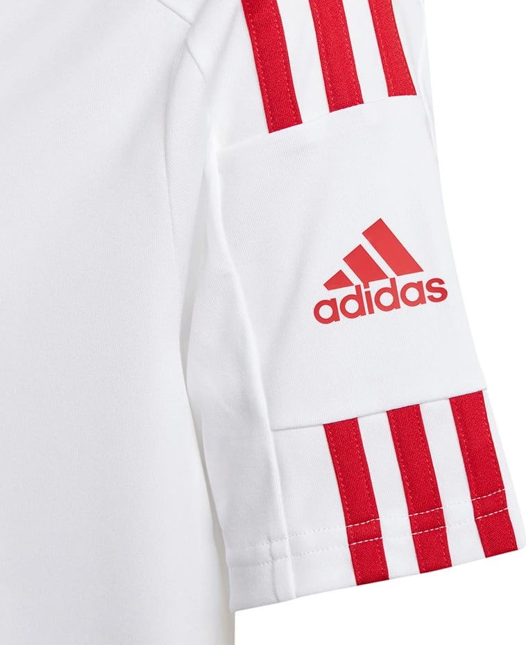 Maicë futbolli për fëmijë adidas, e bardhë