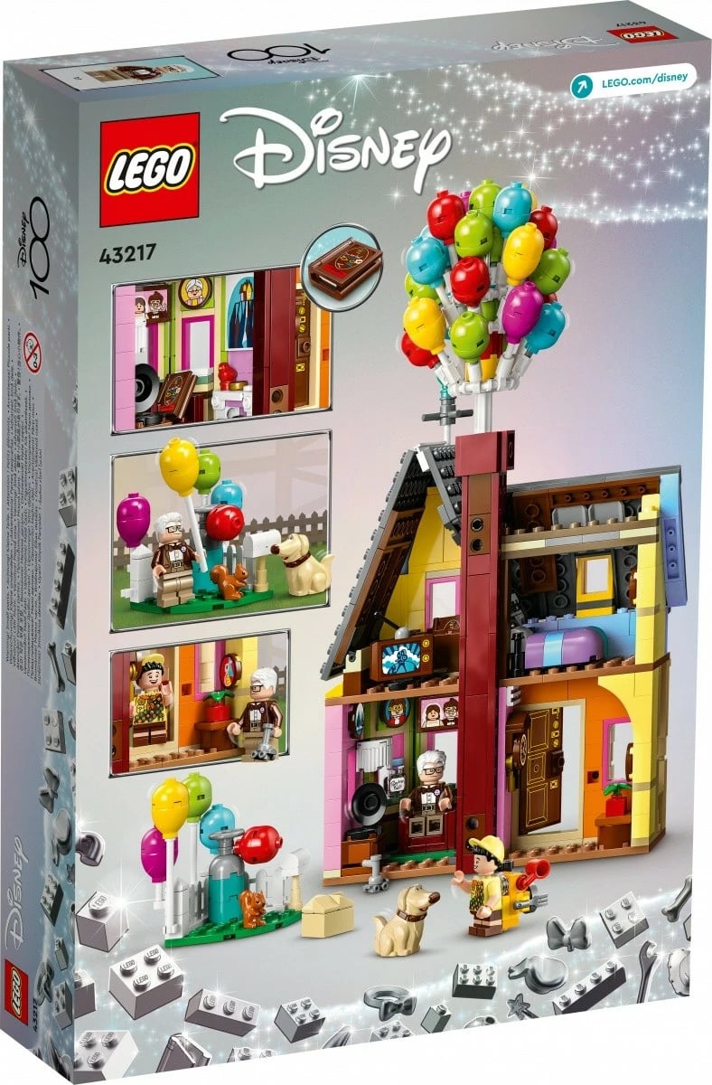 Set LEGO Disney Shtëpia nga filmi Up, 43217, 598 pjesë, shumëngjyrëshe