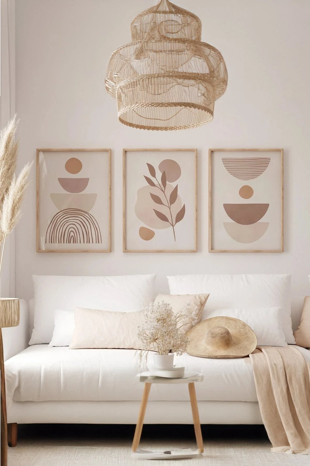 Pikturë dekorative me kornizë (3 copë), Wallity, 3Dartsohoset45