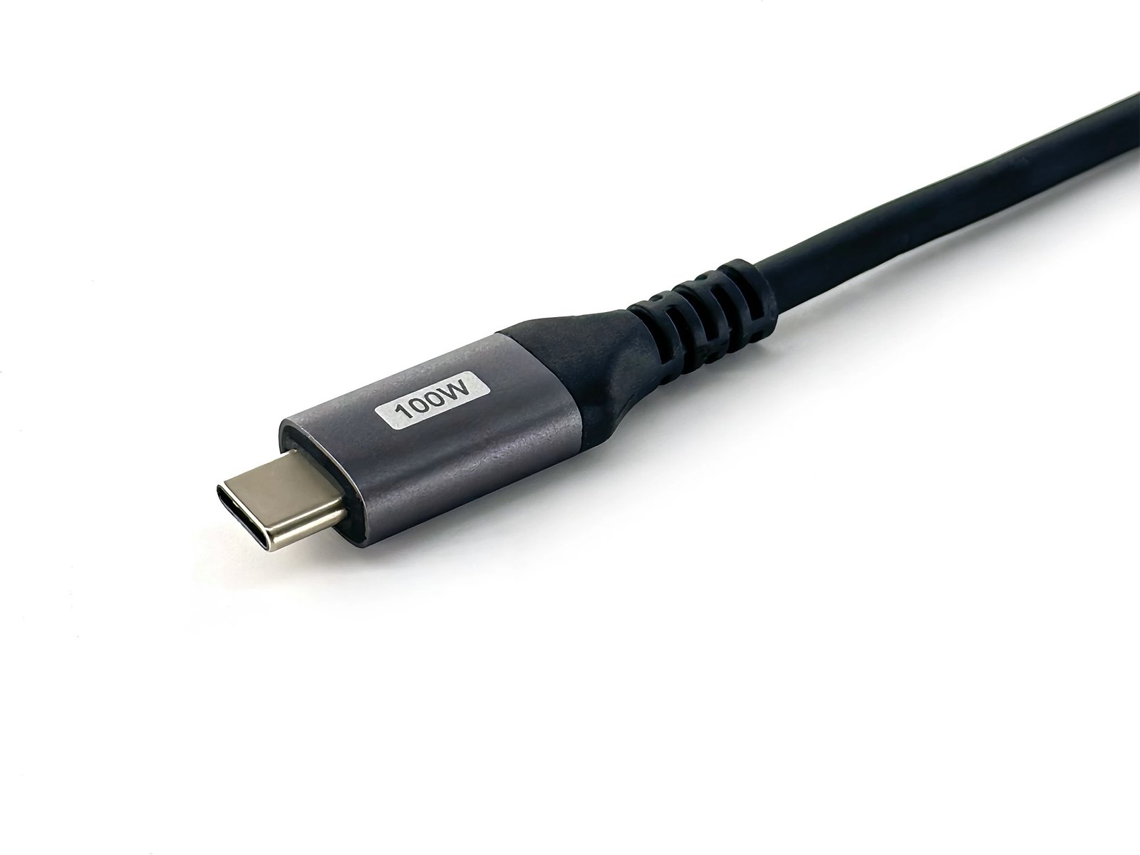 Kabëll USB C në C 90° Equip 1m, 100W, i zi