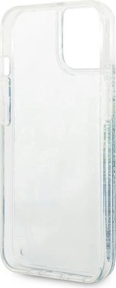 Mbështjellës Guess Flower Liquid Glitter për iPhone 14 6.1", i gjelbër, hardcase Mbështjellës Guess Flower Liquid Glitter për iPhone 14 6.1", i gjelbër, hardcase