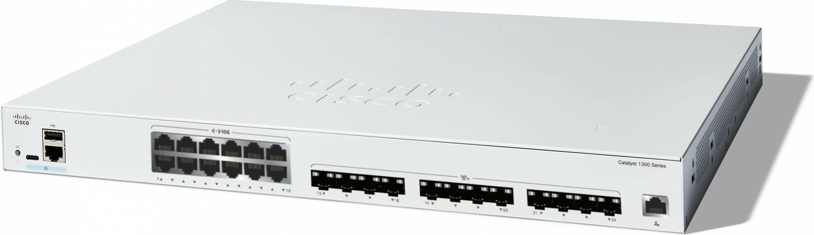 Switch Cisco Catalyst 1300, 12 porta 10GE, i bardhë