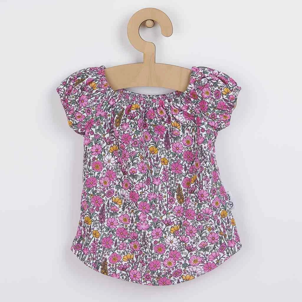Bluzë bebe për vajza, Nicol Lea, madhësi 74 (6-9m), pambuk 100%, rozë