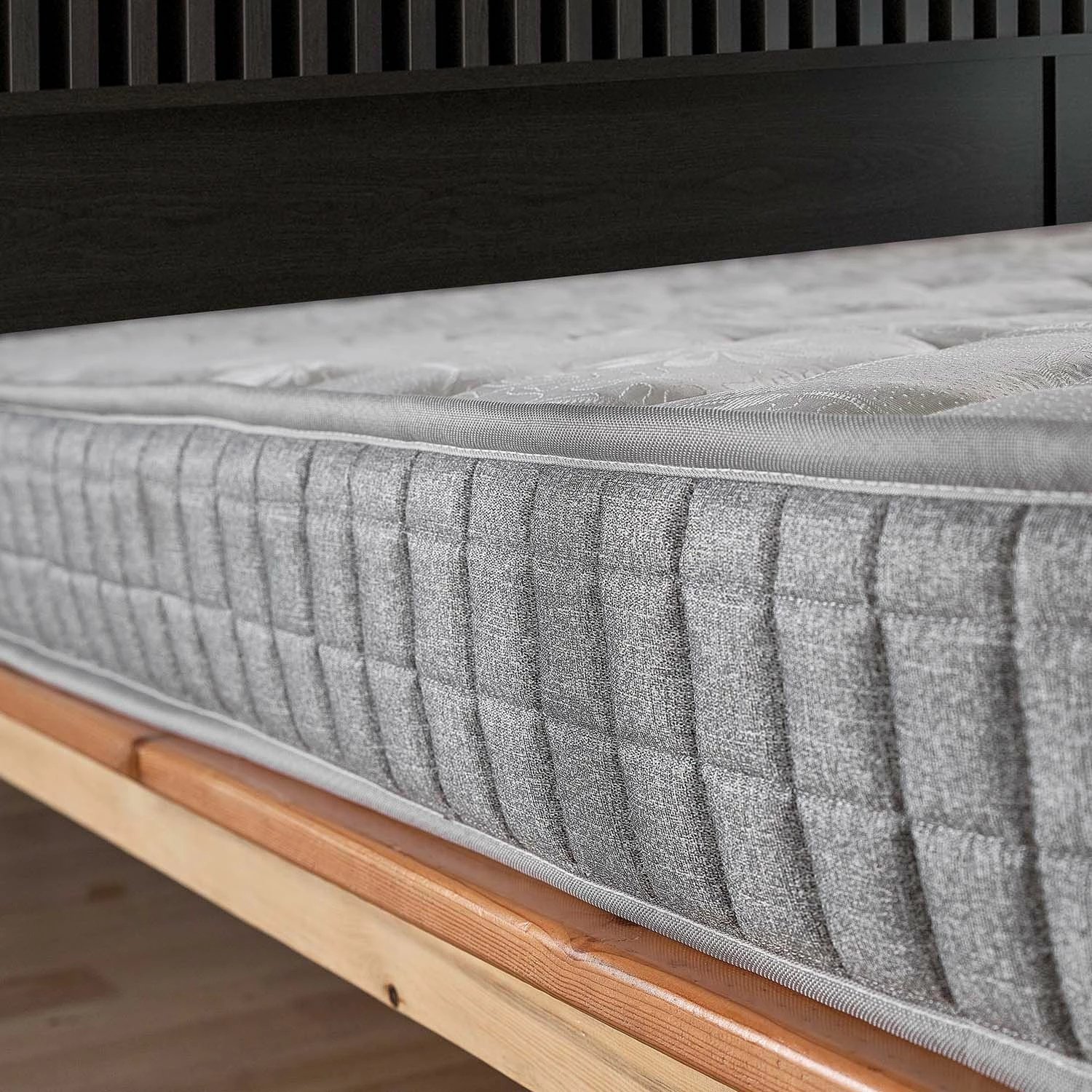 Dyshek Skye Decor, Natural Sleep, 90x190, ngjyrë gri e çelët