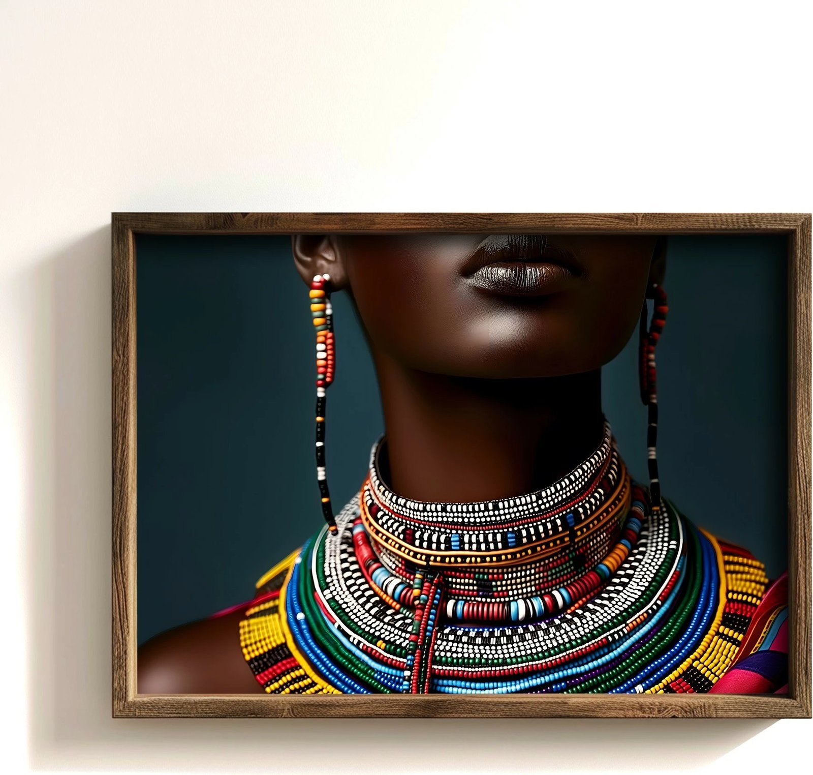 Pikturë dekorative me kornizë MDF, shumëngjyrëshe, Wallity, GE246-L