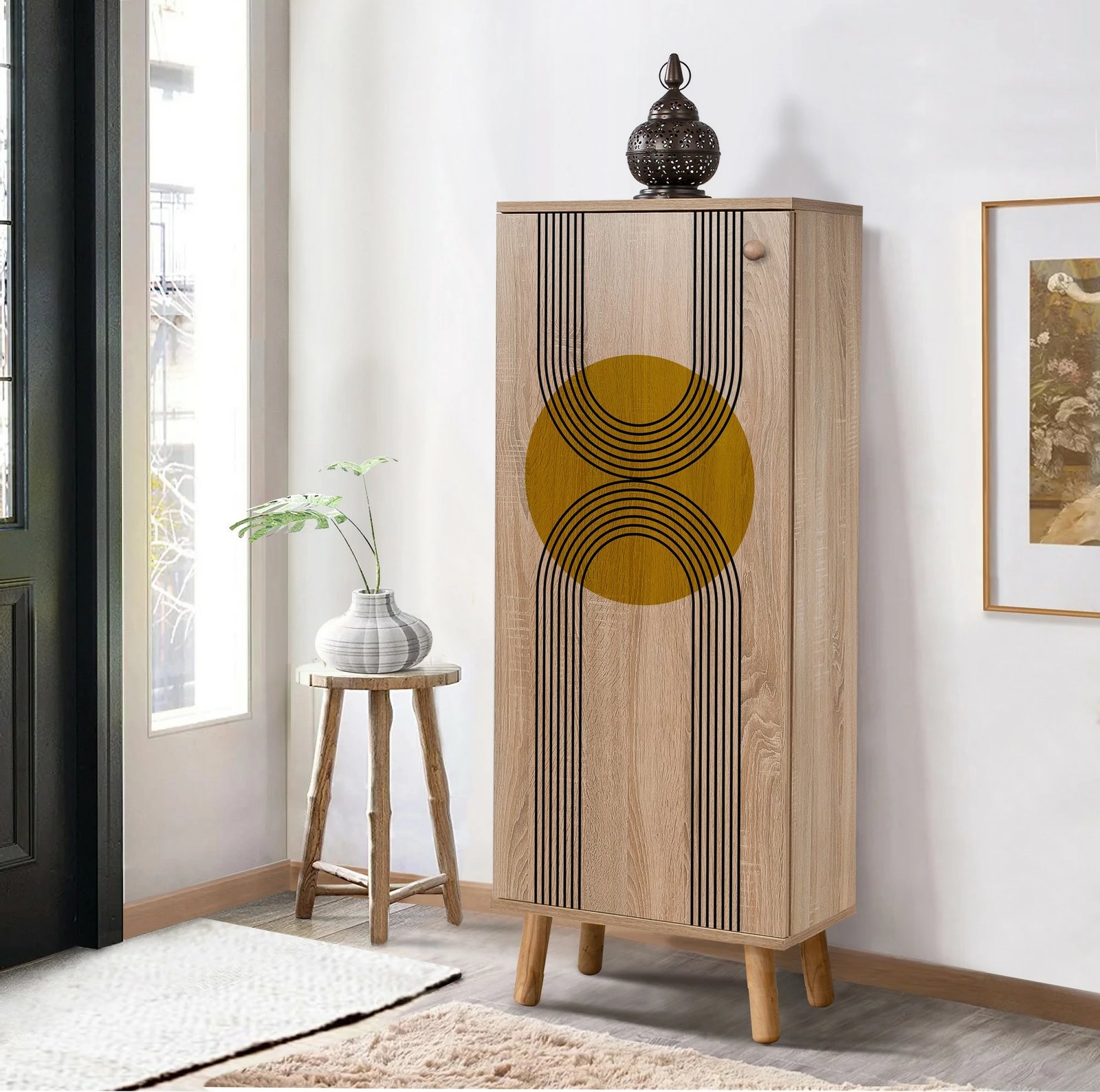 Dollap për këpucë Hanah Home, Vegas - S 907, ngjyrë sonomo