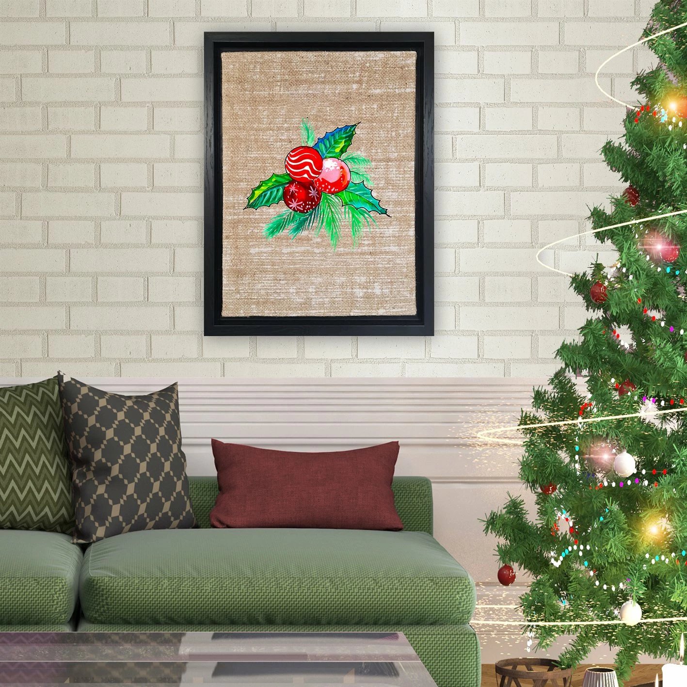 Pikturë dekorative në kanavacë me kornizë, shumëngjyrëshe, Wallity LSJ5800881_6696, 67x97cm