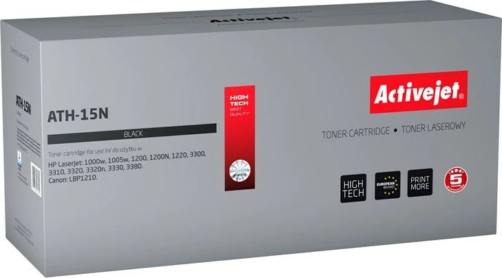 Toner zëvendësues Activejet ATH-15N për printer HP, i zi
