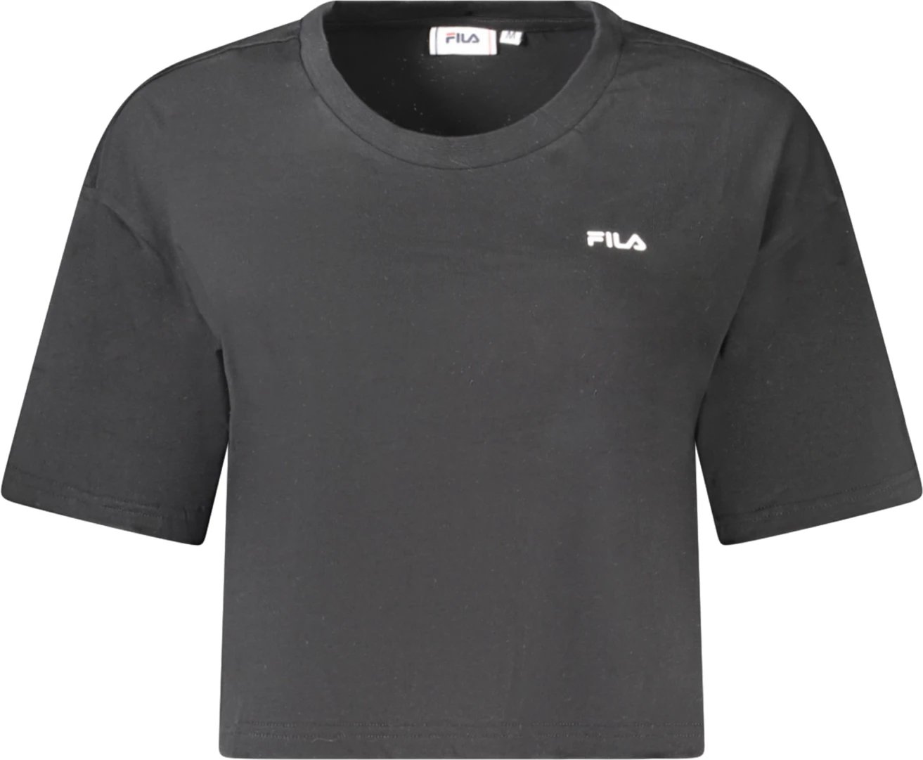 Maicë për femra FILA Locri Loose Cropped, e zezë