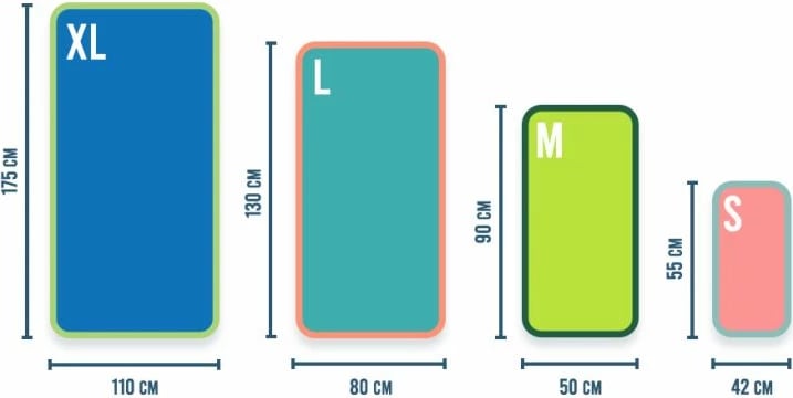 Peshqir Meteor, koral, madhësia M