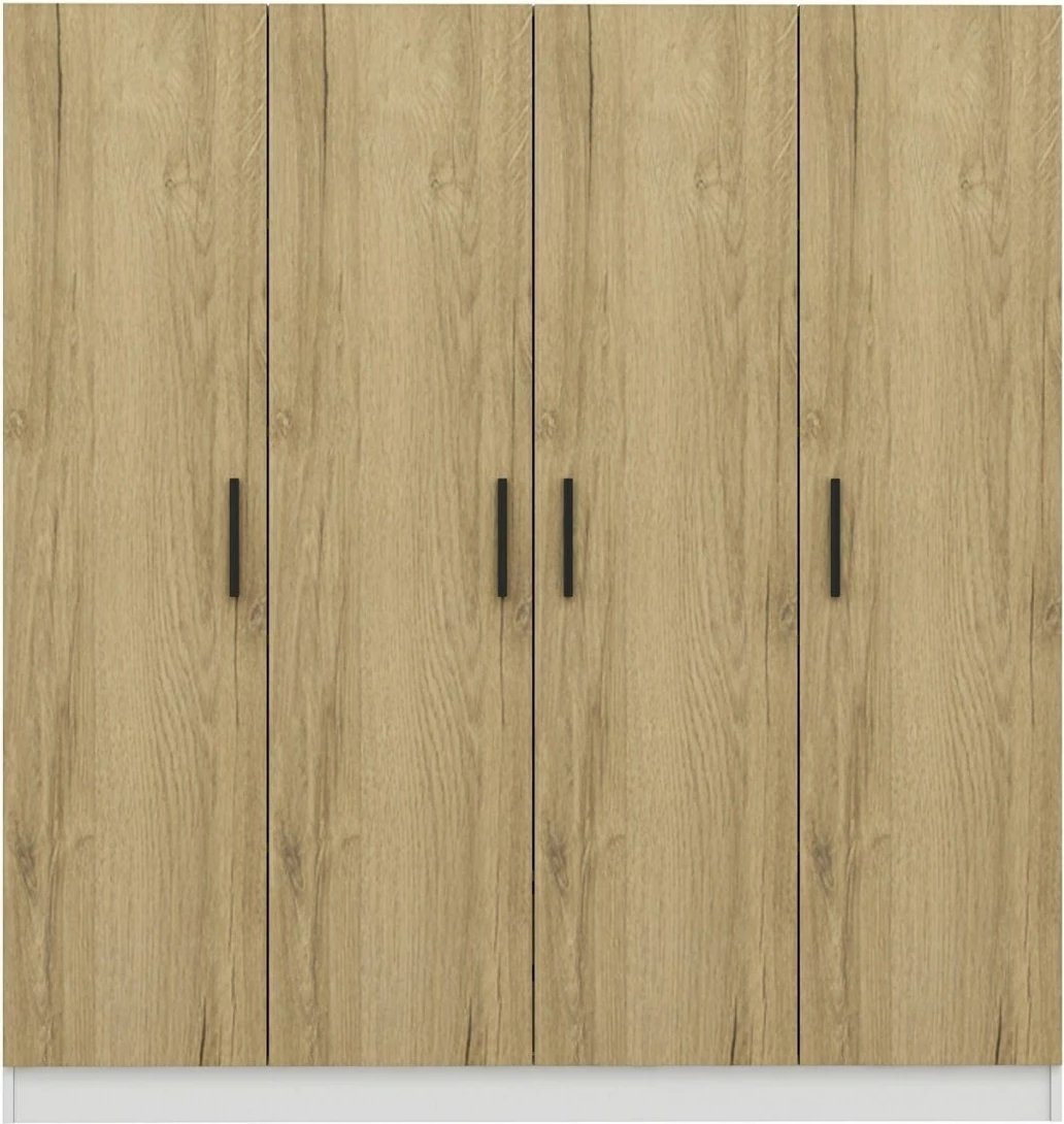 Dollap Skye Decor, ngjyrë arre dhe e bardhë, Kale - 3858