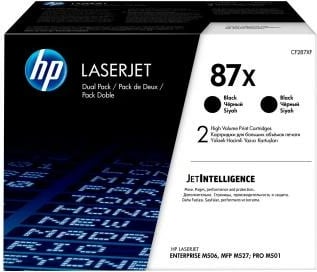 Toner HP 87X CF287XD kapacitet i lartë e zezë, set 2 copë