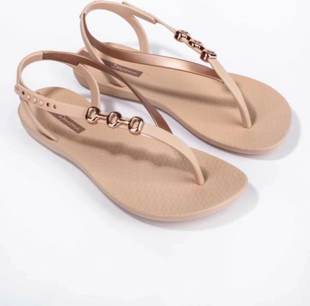 Sandale flip-flop për femra Ipanema, bezhë