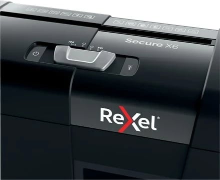 Grirëse letre Rexel Secure X6, e zezë