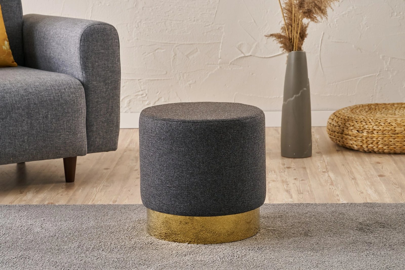 Puf Atelier del Sofa, ngjyrë fume, Bodrum