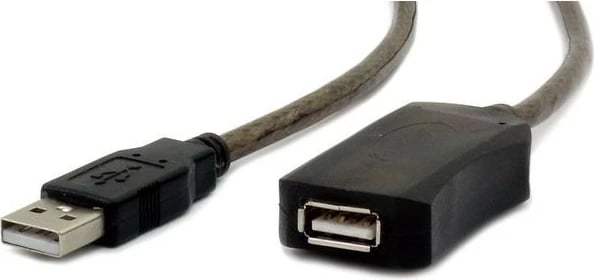 Kabllo zgjatuese USB 2.0 Gembird UAE-01-5M, 5m, e zezë