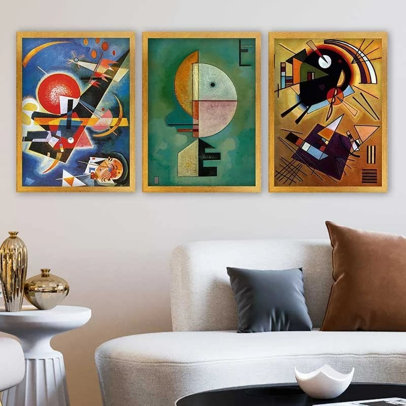 Pikturë dekorative me kornizë (3 copë), Wallity, 3AC_UN287405 _3545