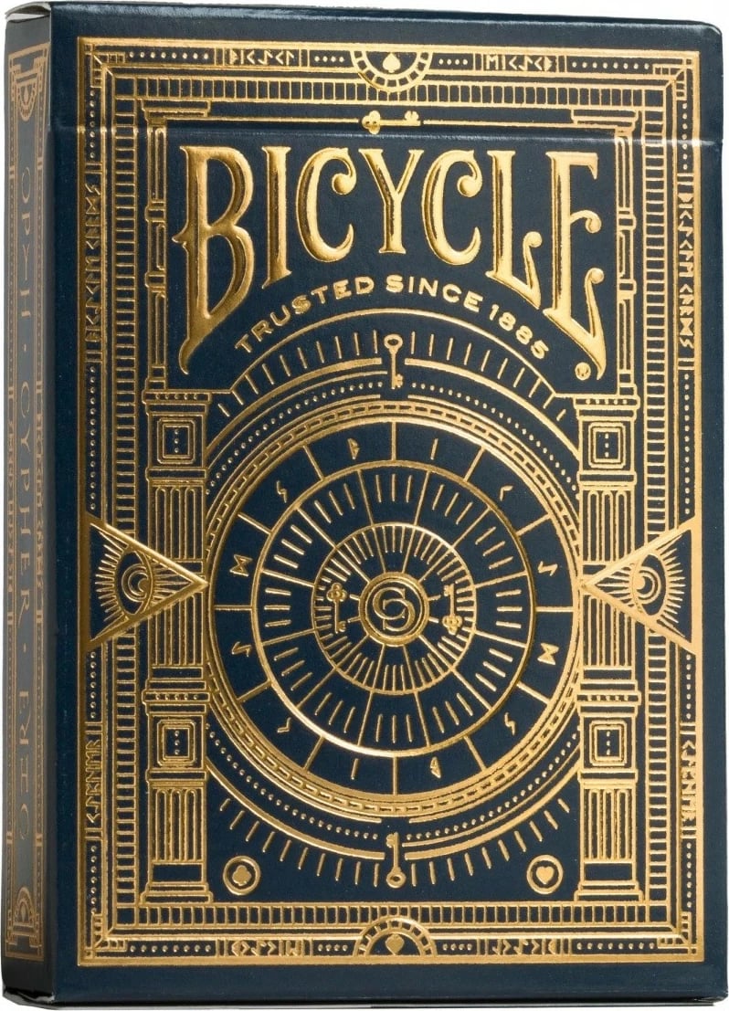 Letra loje Bicycle Cypher, komplet, blu e errët