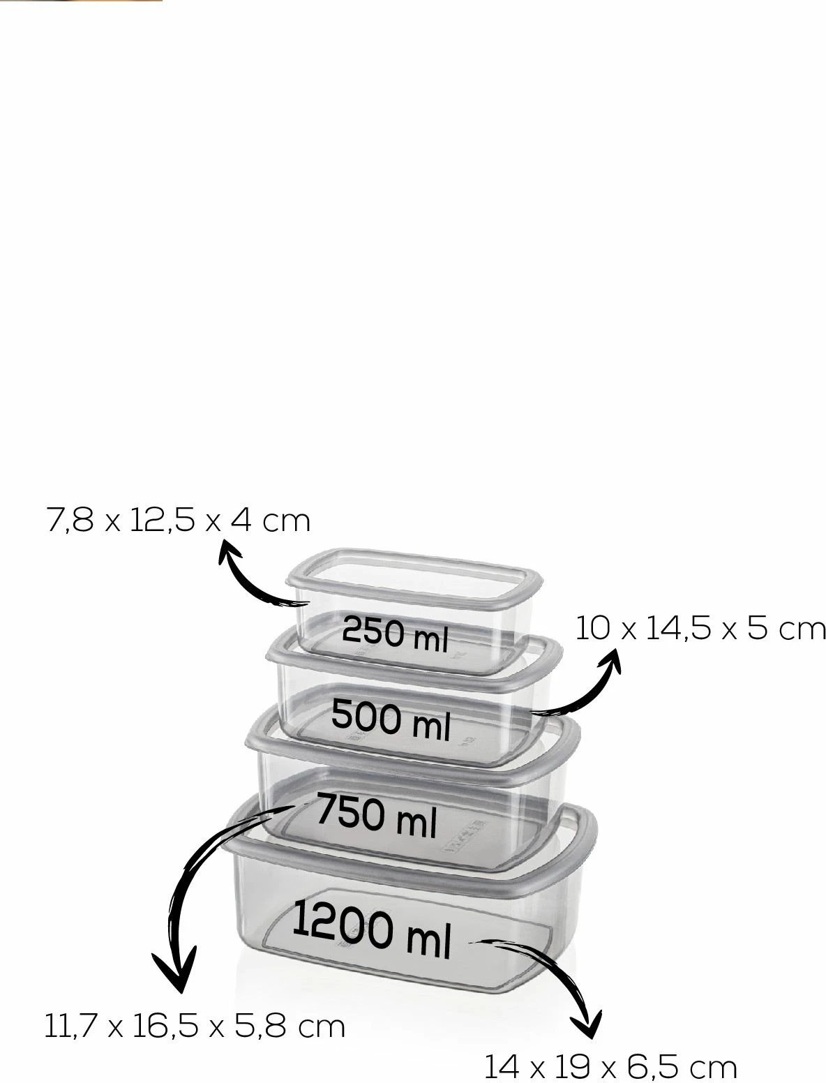 Set kuti për ruajtje (16 copë), anthracite, SYBOX16LIKRSK