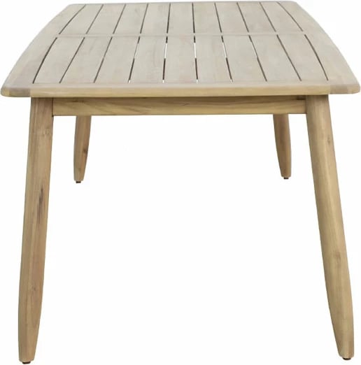 Tavolinë Corda, dru akacie, natyrale, 220x100x75cm