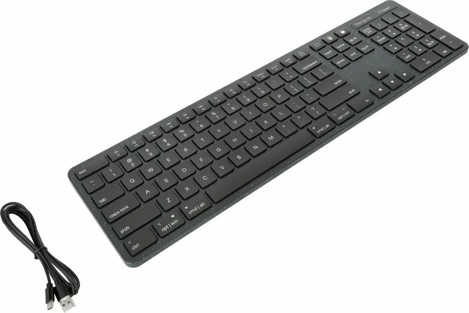 Tastierë Targus Full Size, USB, QWERTY UK, e zezë