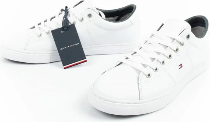 Këpucë për meshkuj Tommy Hilfiger, të bardha