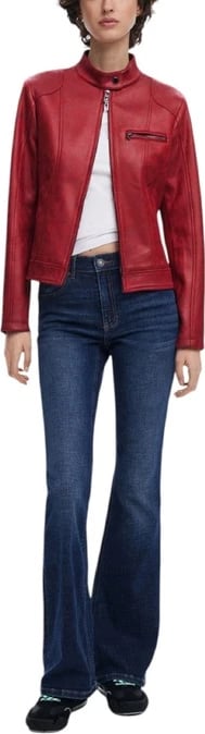 Jakne Desigual femra, e kuqe